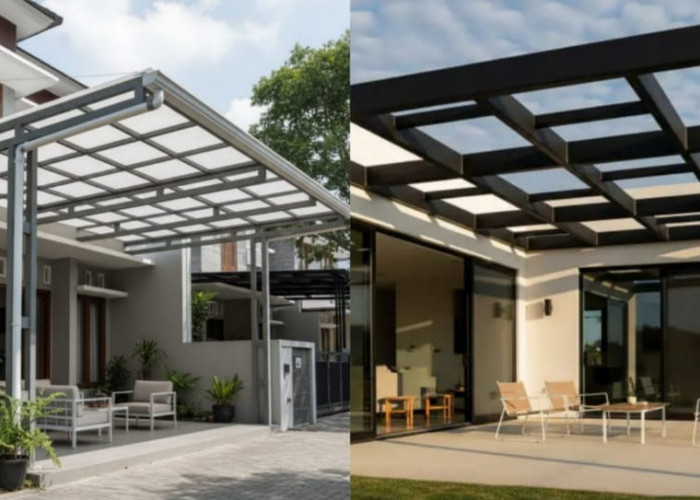 Cara Memilih Rangka Kanopi Terbaik: Besi Hollow vs Baja Ringan