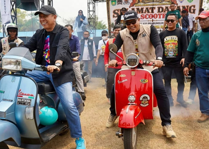 KBSS XXII di Prabumulih, Ribuan Penggemar Scooter Buka Peluang Promosi UMKM