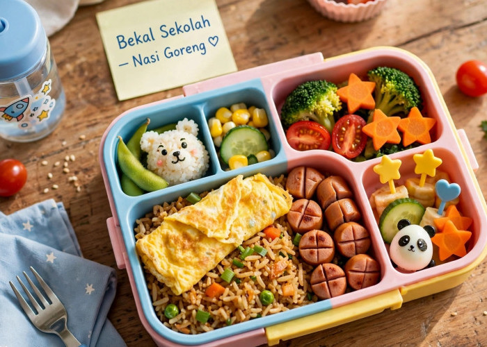 2 Ide Bekal Sekolah Sehat dan Praktis, Ada Nasi Goreng Sayur yang Disukai Anak