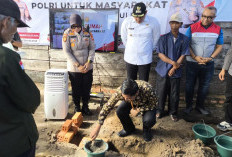 Polres Prabumulih Bedah Rumah Warga Gunung Ibul Utara dalam Rangka Hari Bhayangkara ke-80