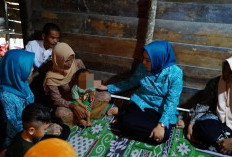 TP PKK dan Dinkes Prabumulih Turun Langsung Dampingi Balita Stunting