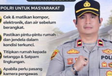 Tips Aman Tinggalkan Rumah Saat Mudik, Polsek RKT Ingatkan Warga