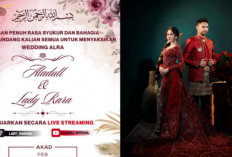 Lady Rara dan Aladull Gelar Pernikahan Hari Ini, Penggemar Bisa Saksikan via Live Streaming