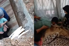 Anak Ferry Apriansyah Kumandangkan Azan di Makam Sang Ayah, Ternyata Ini Pesan Semasa Hidup