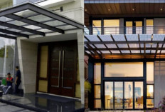 7 Ide Kanopi Minimalis Tanpa Tiang yang Bikin Rumah Lebih Modern