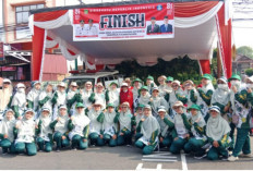 Semangat HUT RI ke-81, Al Hasanah Prabumulih Turunkan TK hingga SMP di Lomba Gerak Jalan
