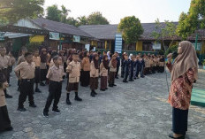 Lomba Gerak Jalan HUT RI ke - 81, Sekolah di Prabumulih Terapkan Belajar Daring