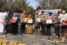 Polres Prabumulih dan Bhayangkari Salurkan Bantuan untuk Korban Kebakaran di Komplek Zibangl