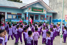 Tanamkan Pola Hidup Sehat Sejak Dini, TK Ladas Berendai Gelar Senam Pagi Bersama