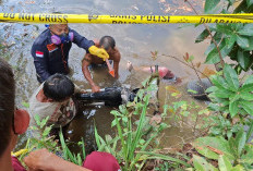 Warga Sungai Medang Digegerkan Penemuan Jenazah Pria Mengapung di Galian Pertamina