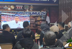 Satlantas Polres Prabumulih Gelar Nobar Piala Dunia 2026, Ojek Online Dapat Sembako