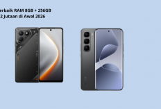 5 HP Terbaik RAM 8GB + 256GB Harga 2 Jutaan di Awal 2026, Spesifikasi Gahar & Baterai Super!