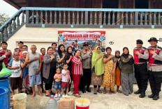 Warga Majasari Terbantu, Sat Samapta Polres Prabumulih Salurkan 5.500 Liter Air Bersih