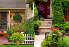8 Inspirasi Teras Rumah Estetik dengan Taman Bunga Warna-Warni