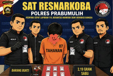 Polres Prabumulih Ringkus Pemuda 18 Tahun, Sabu Disembunyikan dalam Kotak Rokok