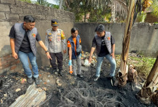 Respons Cepat Call Center 110, Polisi dan Damkar Padamkan Kebakaran di Sidogede