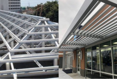 Rangka Kanopi Tahan Lama: Perbandingan Besi Hollow dan Baja Ringan