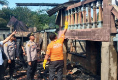 Rumah Panggung di Desa Pangkul Prabumulih Ludes Terbakar, Kerugian Tembus Rp130 Juta