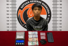 Respons Informasi Warga, Satres Narkoba Polres Prabumulih Amankan Terduga Kurir Sabu