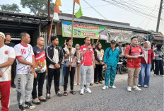 Semarak HUT RI ke-81, Warga Tanjung Raman Prabumulih Kompak Ikuti Jalan Santai