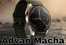 Advan Macha, Smartwatch Rp649 Ribuan dengan GPS Built-in dan Layar AMOLED, Cocok untuk Olahraga Tanpa HP