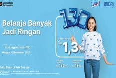 HUT ke-130 BRI Tawarkan Diskon Menarik untuk Liburan dan Belanja Akhir Tahun