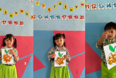 TK Ladas Berendai Prabumulih Ajak Siswa Berkreasi dengan Kulit Jeruk, Latih Motorik Halus Sejak Dini