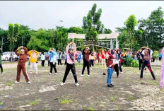 Pemkot Prabumulih Gelar Senam Pagi Bersama Warga di Stadion Talang Jimar