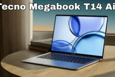 Tecno Megabook T14 Air Resmi Hadir di Indonesia, Laptop AI Ultra-Ringan di Bawah 1 Kg