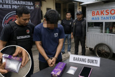 Aksi Nekat di Depan Umum, Pria Ini Buang Sabu Saat Polisi Datang
