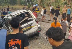 Tragedi di Perlintasan Pakjo Prabumulih, 4 Penumpang Panther Meninggal Ditabrak KA