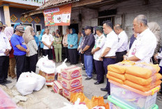 7 Bedeng Ludes Terbakar, Pemkot Prabumulih Berikan Bantuan untuk Korban