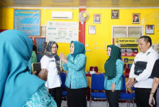 TP PKK Prabumulih Perkuat Peran Kader Lewat Pembinaan 10 Program Pokok PKK di Desa Sinar Rambang