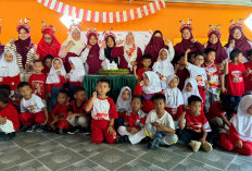 Semarak HUT RI ke-81, TK Buah Hati Prabumulih Gelar Lomba Seru Bersama Orang Tua dan Guru