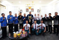 Drumband Canka Adhiswara SMA Negeri 6 Prabumulih Raih Piala Bergilir Kemenpora RI, Pemkot Berikan Apresiasi