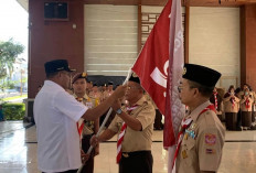 Wali Kota Arlan Lepas Kontingen Jamda 2026, Pramuka Prabumulih Siap Harumkan Nama Daerah