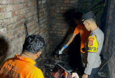 Diduga Kompor Gas Ditinggal Menyala, Rumah Warga Prabumulih Terbakar