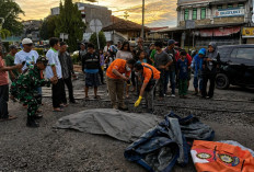 Wanita Lansia Tewas Tertabrak Kereta Babaranjang di Prabumulih, Polisi Lakukan Olah TKP