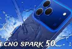 Tecno Spark 50 Resmi Hadir, Baterai 7.000 mAh Cuma Rp1 Jutaan