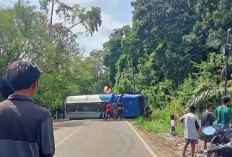 Truk Tangki BBM Terguling, Jalintas Muara Enim–Prabumulih Lumpuh Total hingga Berjam-jam