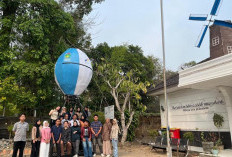 Balon Udara Hiasi Kantor Disnaker Prabumulih, Ternyata Hasil Karya Peserta Pelatihan