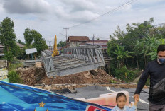 Jembatan Bailey di Prabumulih Dikebut, Akses Warga Segera Normal