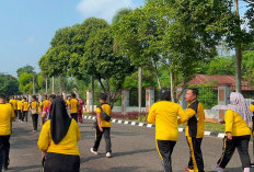 Polres Prabumulih Fokus Pembinaan SDM, Personel Over Weight Jalani Program Kebugaran