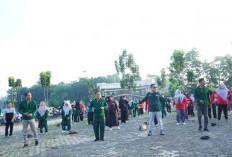 Senam Pagi di Talang Jimar, Pemkot Prabumulih Ajak Warga Hidup Sehat dan Kompak