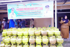 Pemkot Prabumulih Gelar Operasi Pasar LPG 3 Kg, Warga Cambai Serbu Gas Murah